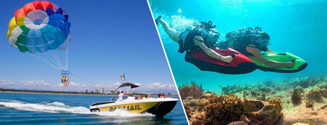 Everything for Adventurous Souls: Scuba diving, Parasailing and Stand up paddle