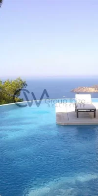 Exquisite Luxury Estate with Three Villas and Direct Sea Access in Cala Boix, San Carlos