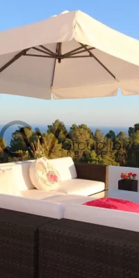 Exquisite Luxury Estate with Three Villas and Direct Sea Access in Cala Boix, San Carlos