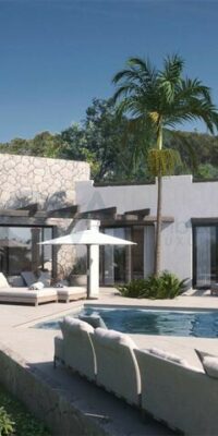 Beautiful Ibiza style villa under construction