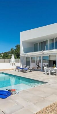 Luxe modern huis met 4 slaapkamers nabij Talamanca en Ibiza te huur