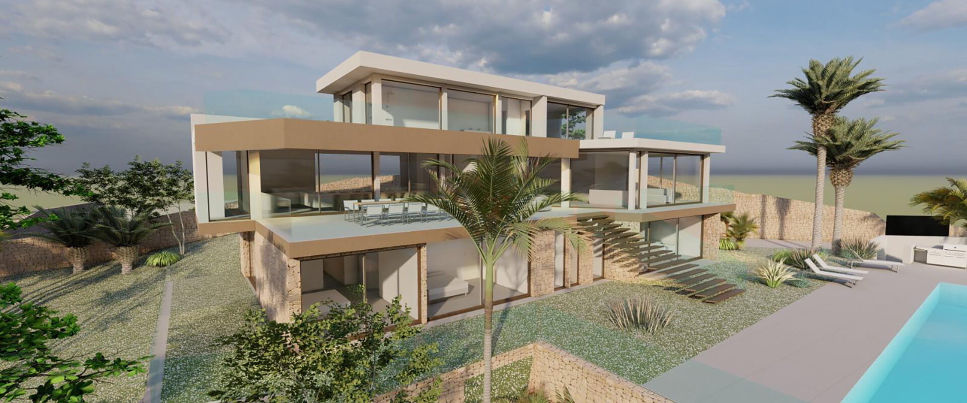 Plot in Can Furnet with Approved Project for a Luxury Villa