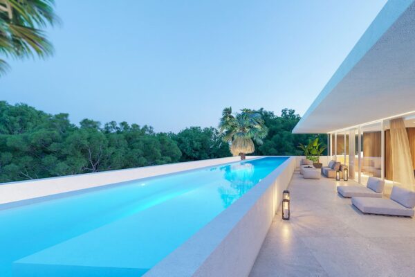 Luxury Villa in Can Furnet Ibiza with Pool and Security